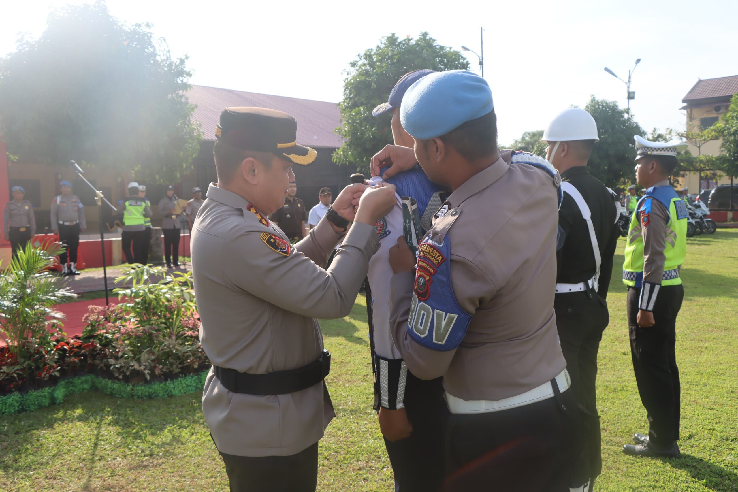 Polresta Deli Serdang Laksanakan Apel Gelar Pasukan Operasi Patuh Toba 2024