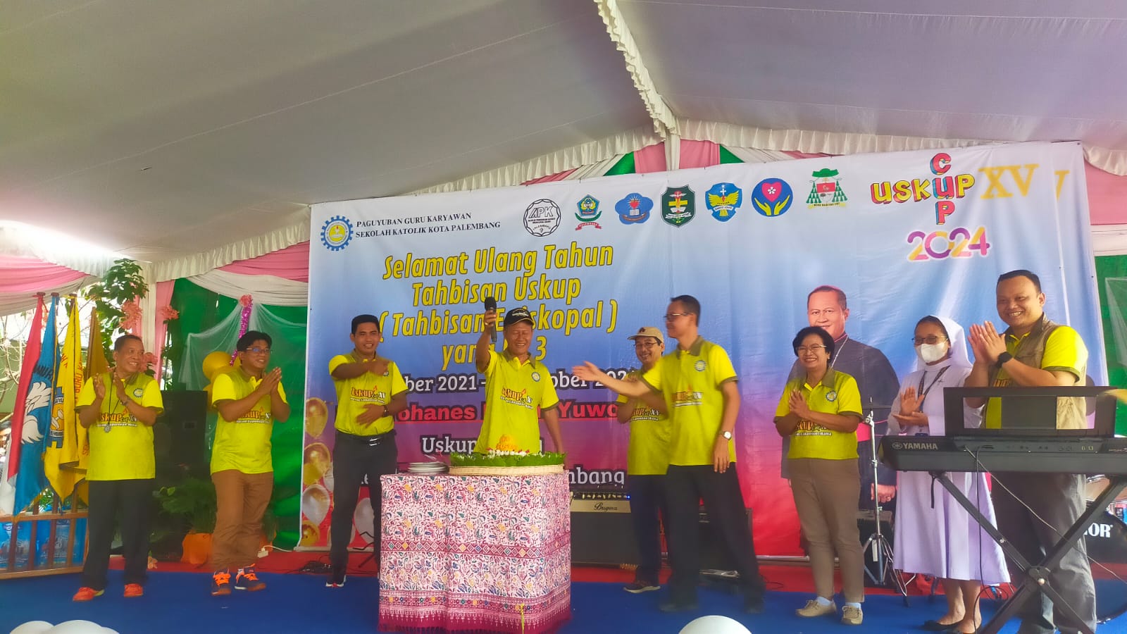 USKUP CUP XV Tingkatkan Semangat Persaudaraan, Kekeluargaan dan Sportivitas Anggota PGK Palembang