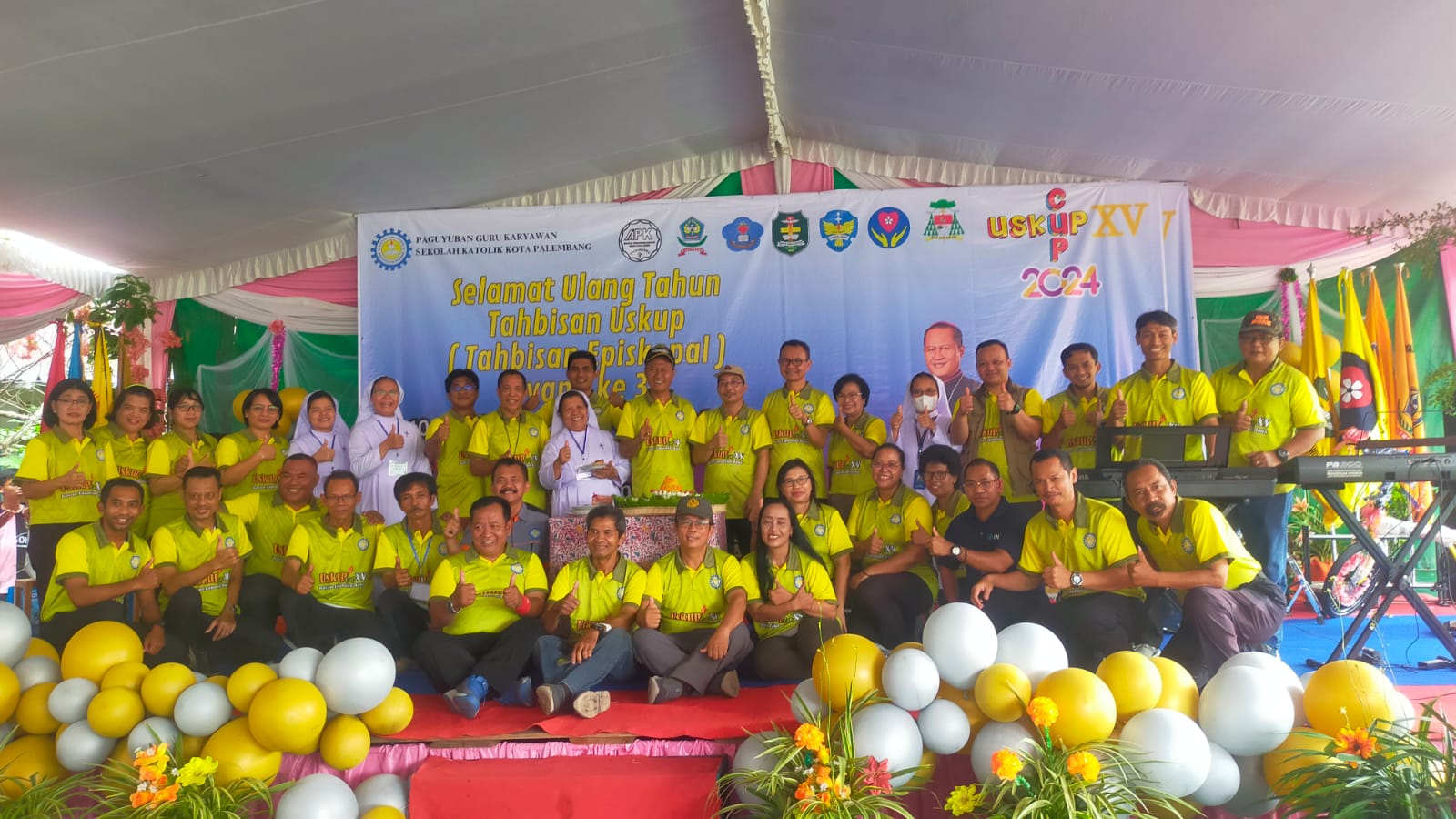 USKUP CUP XV Tingkatkan Semangat Persaudaraan, Kekeluargaan dan Sportivitas Anggota PGK Palembang