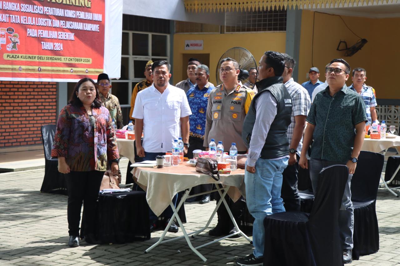 Kapolresta Deli Serdang Hadiri Coffe Morning Sosialisasi Peraturan KPU, Pilkada 2024 Kapolresta Deli Serdang Hadiri Coffe Morning Sosialisasi Peraturan KPU, Pilkada 2024