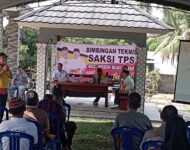 Bimtek Saksi TPS Bertaji, Yery Targetkan Kemenangan 60% Dikecamatan Sosoh Buay Rayap