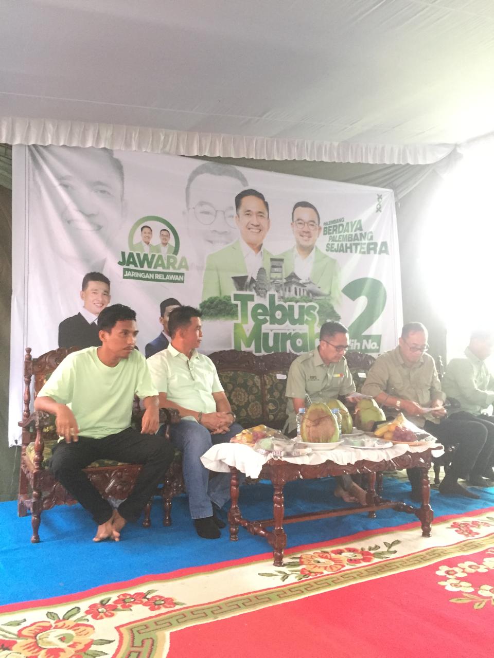 Jawara Tebus Murah di Ario Kemuning, Relawan Dukung Penuh Kemenangan Ratu Dewa