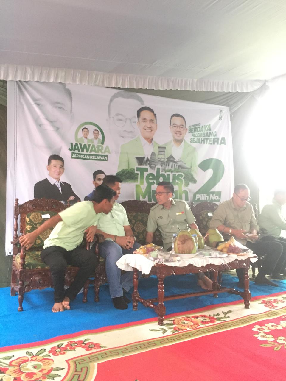 Jawara Tebus Murah di Ario Kemuning, Relawan Dukung Penuh Kemenangan Ratu Dewa