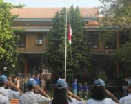 Upacara Hari Sumpah Pemuda di SMA Xaverius 2 Palembang : Dikatakan Masa Depan Indonesia Adalah Milik Generasi Muda