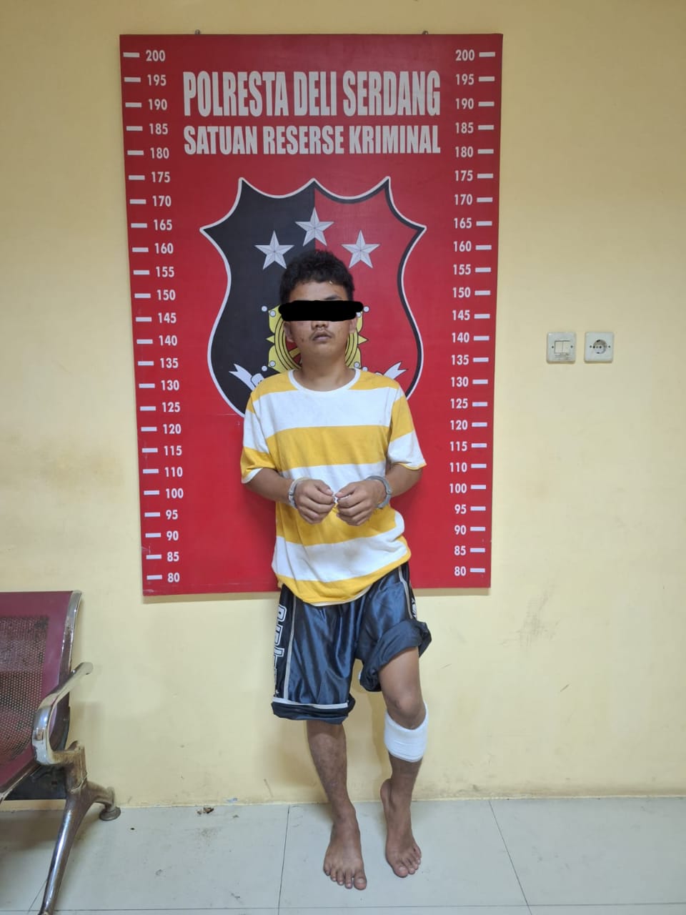 Pelaku Begal Diringkus Di Batam, Lawan Petugas, Kaki Pelaku Ditembak