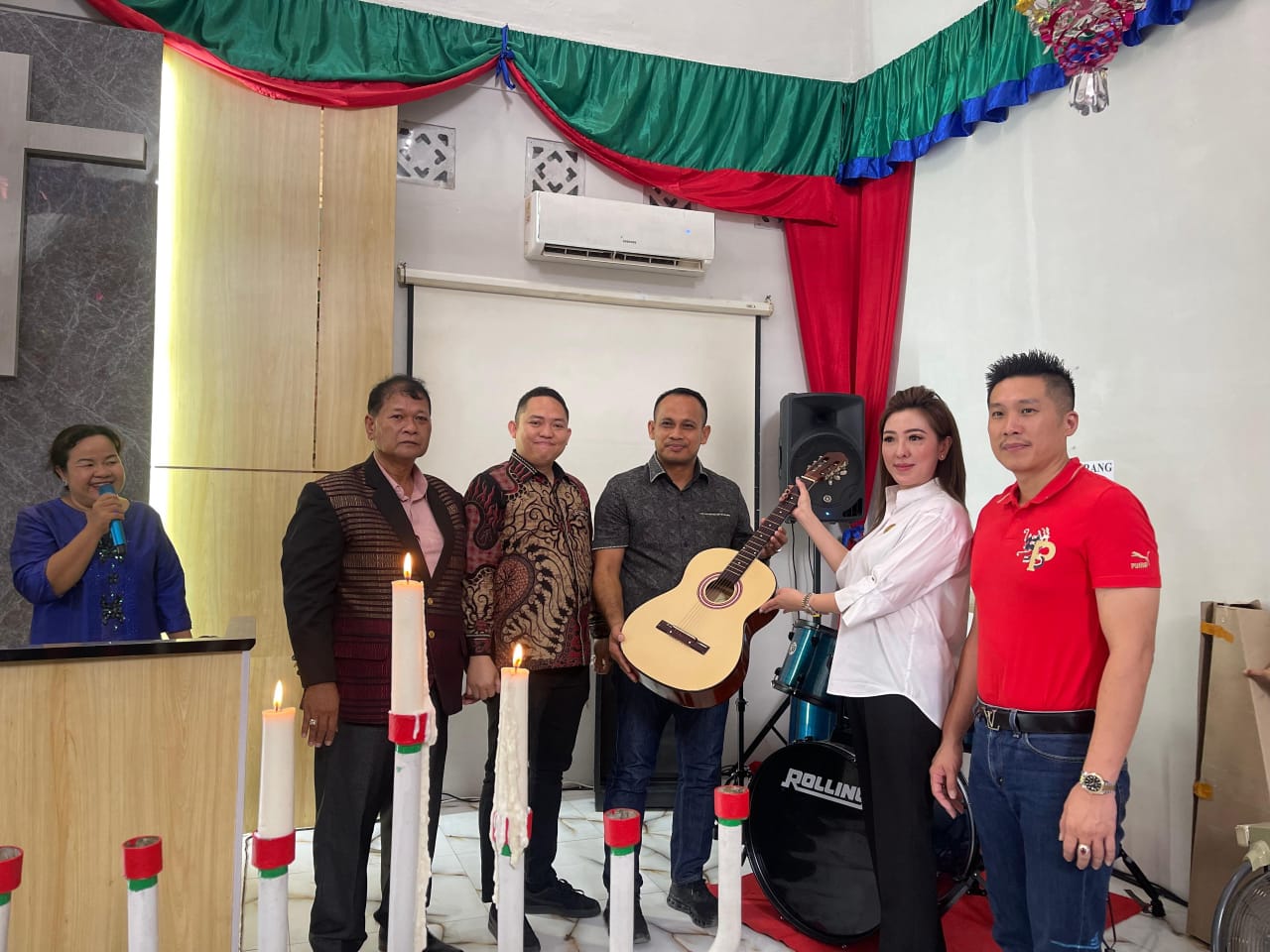 GBKP Bersama Yayasan Roda Kebajikan Peduli Kunjungi Lapas Lubuk Pakam