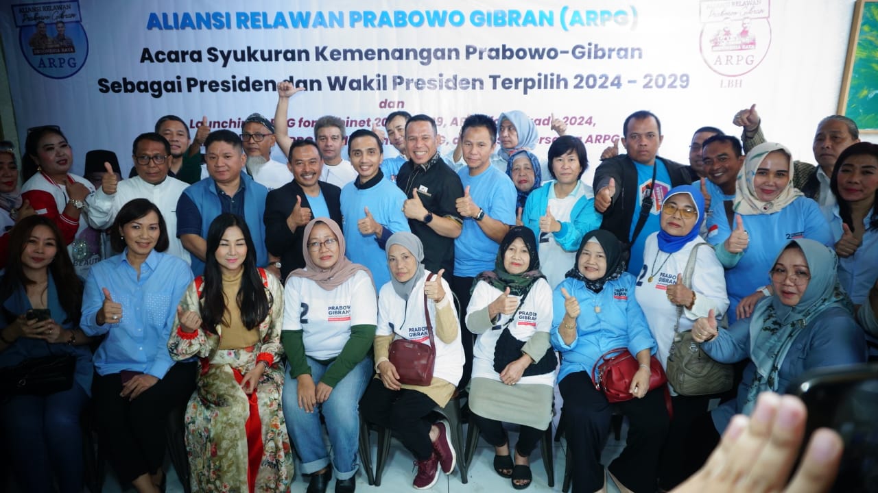ARPG Usulkan 22 Ketua Umum dan Aktivis Relawan Prabowo Gibran Sebagai Calon Komisaris BUMN dan Tenaga Ahli/Staf Khusus ARPG Usulkan 22 Ketua Umum dan Aktivis Relawan Prabowo Gibran Sebagai Calon Komisaris BUMN dan Tenaga Ahli/Staf Khusus