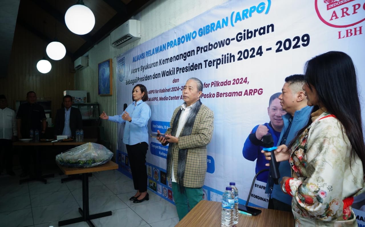 ARPG Usulkan 22 Ketua Umum dan Aktivis Relawan Prabowo Gibran Sebagai Calon Komisaris BUMN dan Tenaga Ahli/Staf Khusus ARPG Usulkan 22 Ketua Umum dan Aktivis Relawan Prabowo Gibran Sebagai Calon Komisaris BUMN dan Tenaga Ahli/Staf Khusus