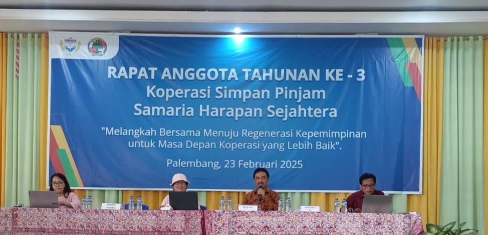 Melangkah Bersama Menuju Regenerasi Kepemimpinan Untuk Masa Depan Yang Lebih Baik Pada RAT Ke-3 Koperasi Samaria