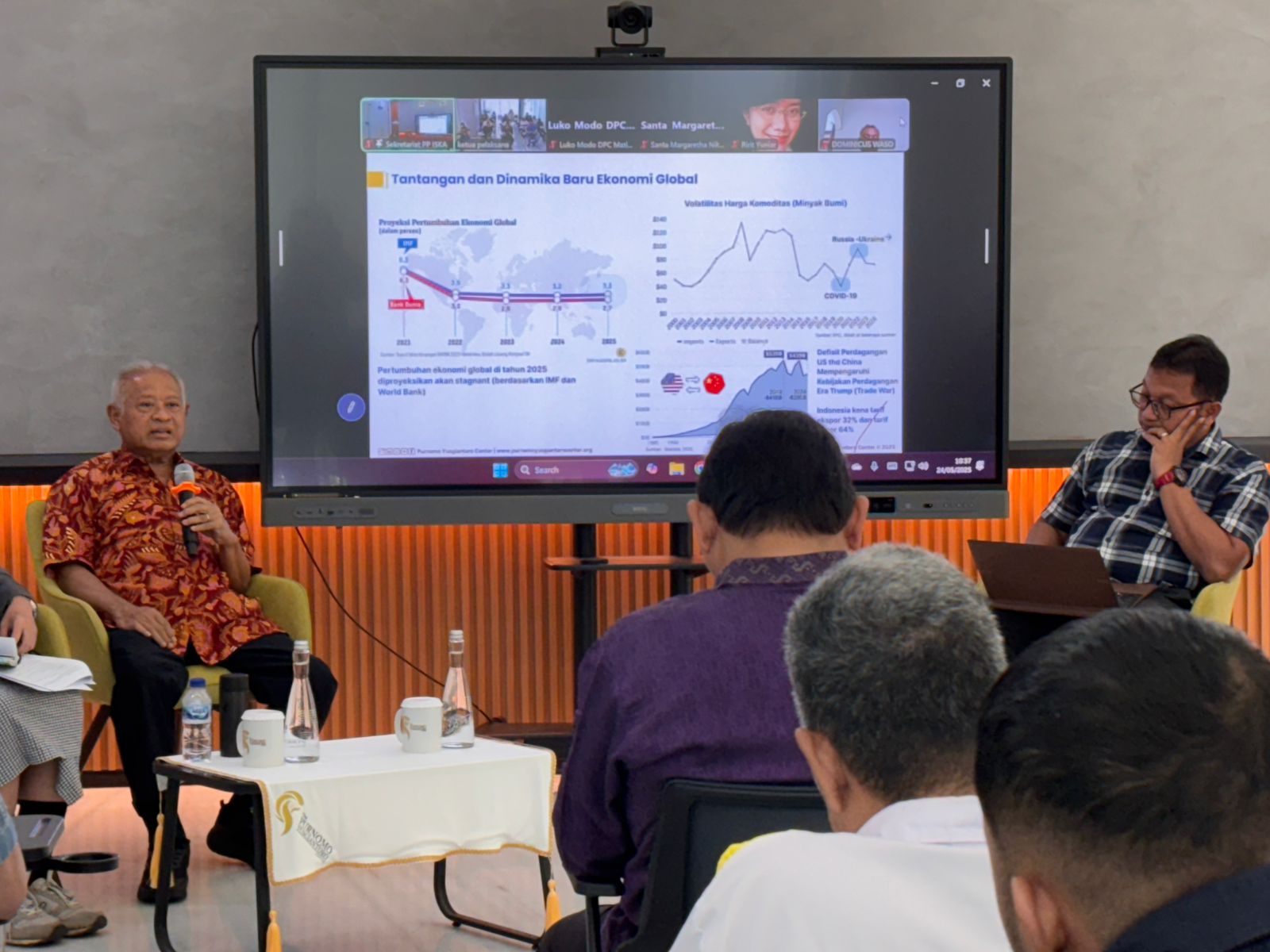 Menjawab Krisis Ekonomi Global dari Perspektif Indonesia, Dalam Seminar Dies Natalis ke -67 ISKA
