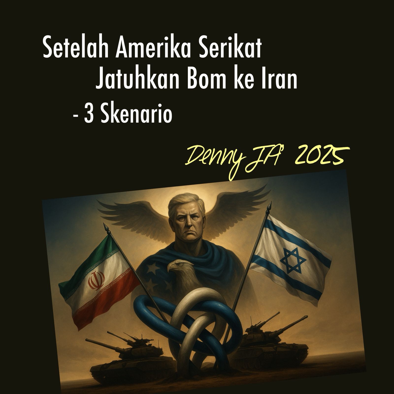 SETELAH AMERIKA SERIKAT MENJATUHKAN BOM KE IRAN