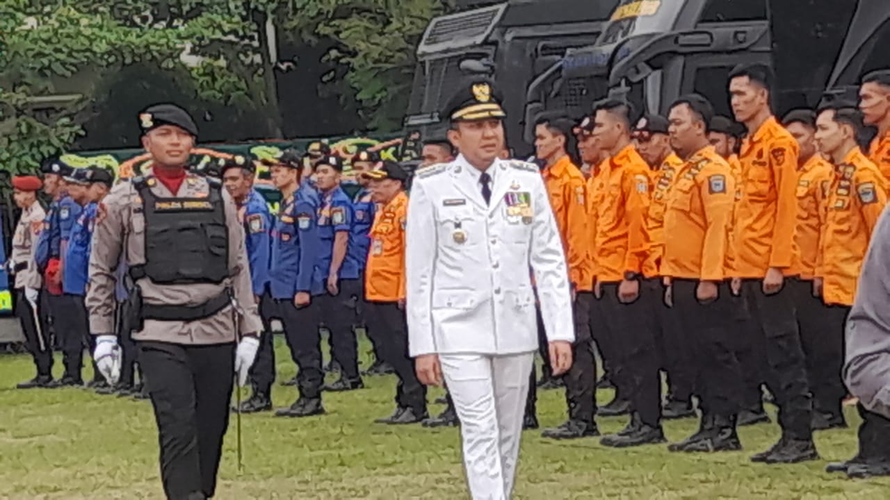 Hari Ulang Tahun(HUT) Bhyangkara ke-79 Tahun Bupati Ogan Ilir Menjadi Inspektur Upacara