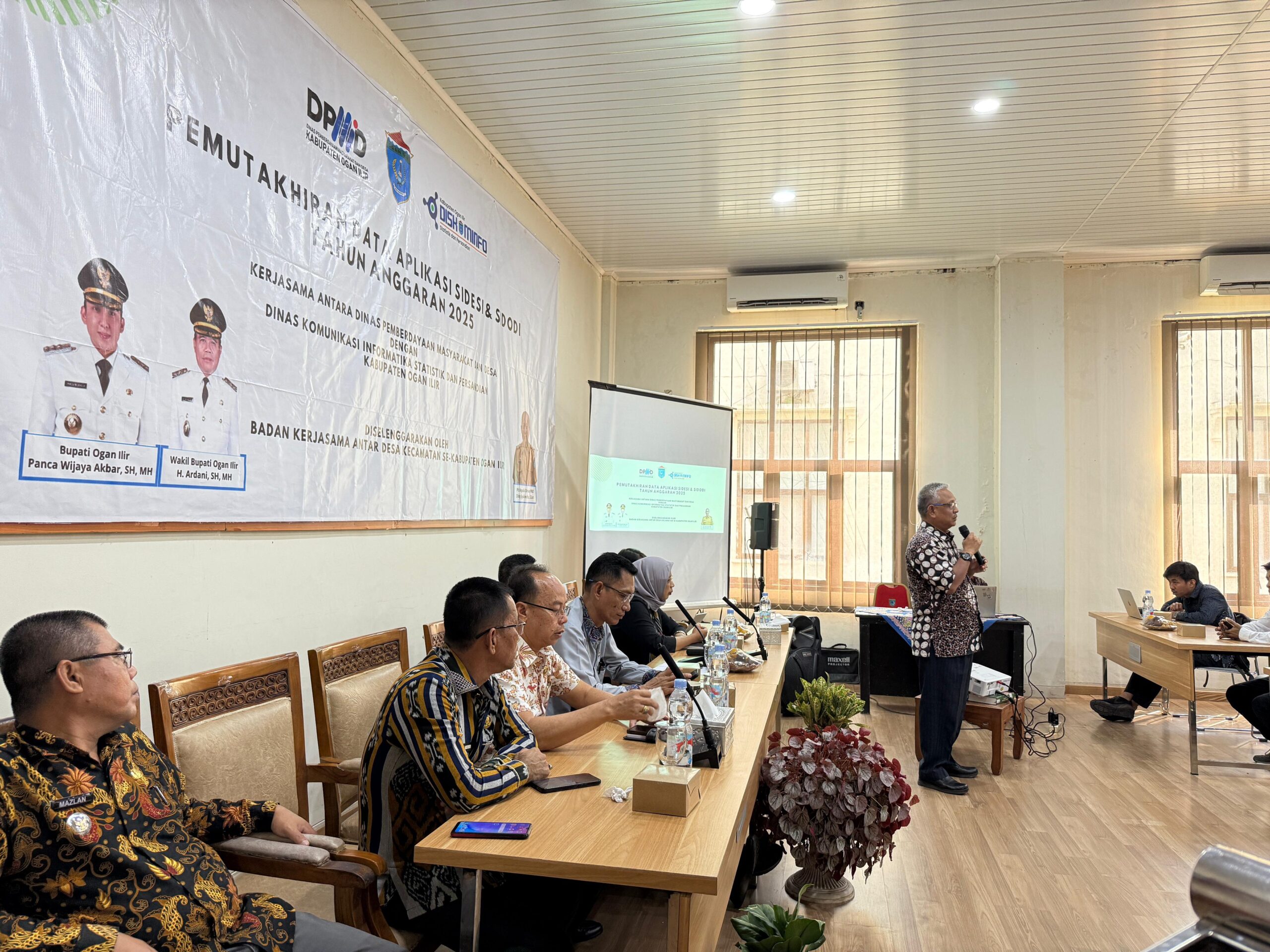 4 Kecamatan di Ogan Iir Ikuti Kegiatan Pemutahiran Data Aplikasi SIDESI dan SIDODI sebayak 57 Operator 