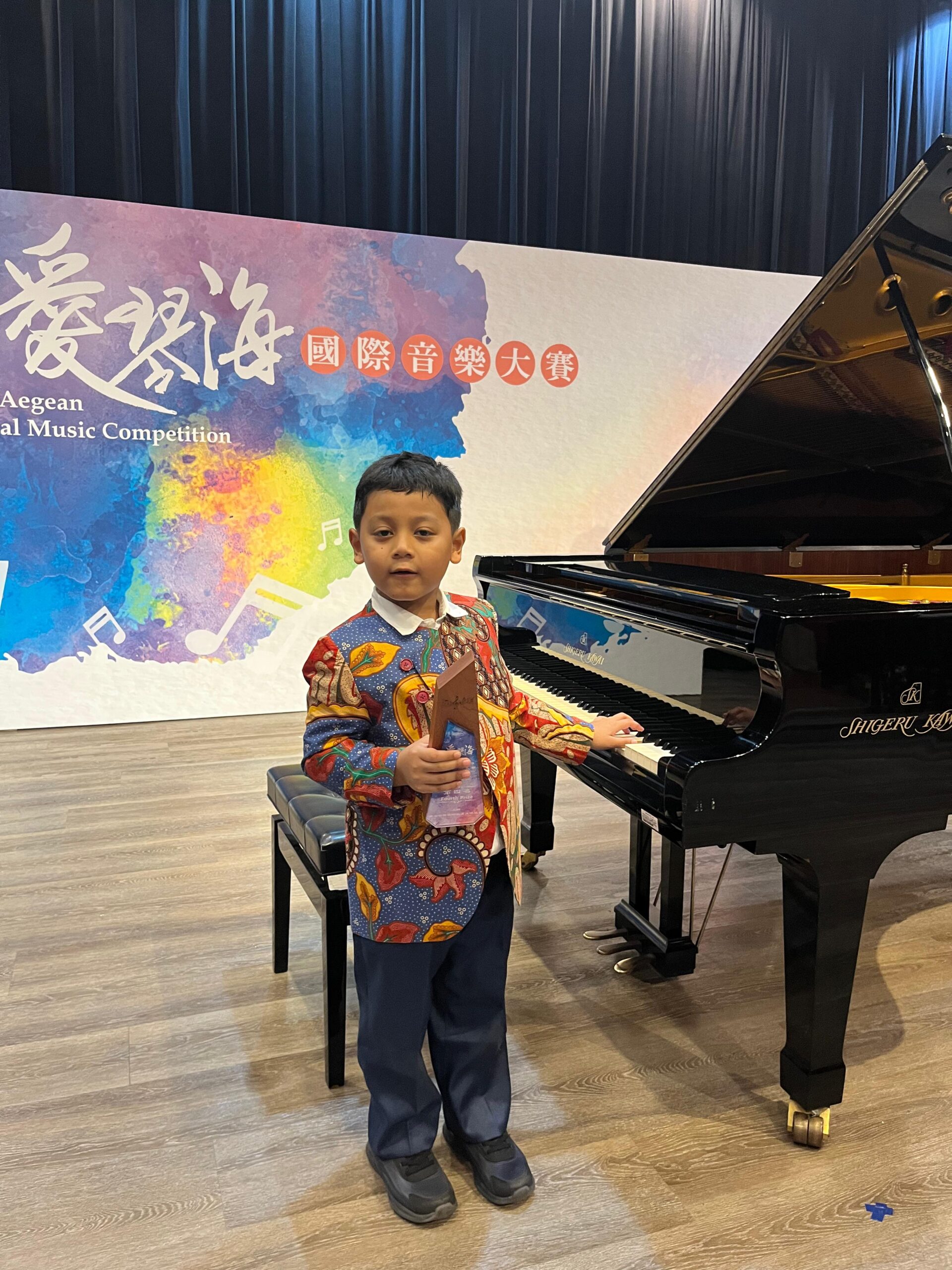 Leander Araya Gavrielie Abbysa, Perwakilan Indonesia, Raih Juara 4 di Asian Aegean International Music Competition 2025
