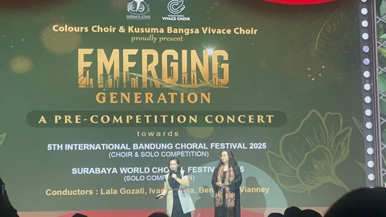 Gegap Gempita Emerging Generation Concert Colour Choir dan Kusuma Bangsa Vivace Choir 