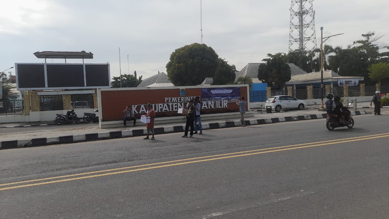 Kolaborasi Kemanusiaan Organisasi PWI Ogan Ilir Turun Kejalan
