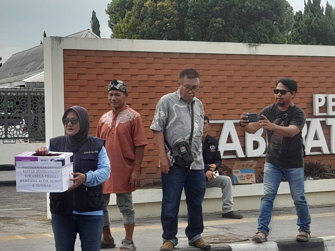 Kolaborasi Kemanusiaan Organisasi PWI Ogan Ilir Turun Kejalan