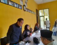 Puluhan Perangkat Desa di Kecamatan Rantaupanjang Jalani Tes Urin Massal