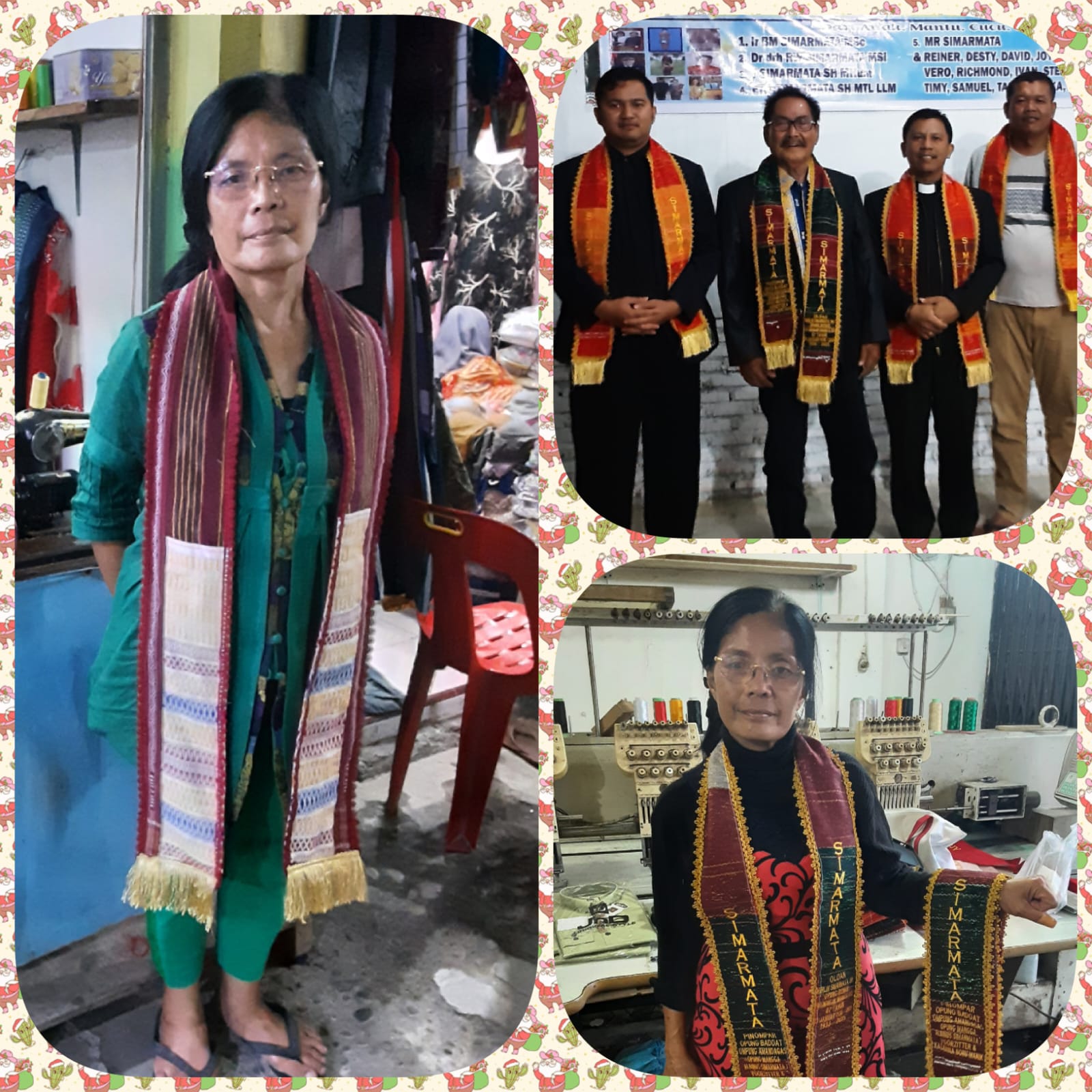 STOLA ULOS DARI SAMOSIR KARYA Dr drh ROTUA WENDEILYNA SIMARMATA MSi CMed