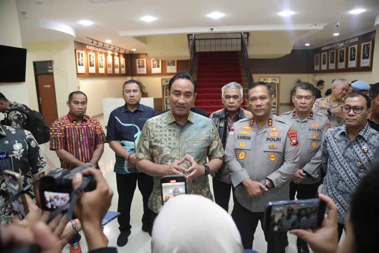 TIBA DI KEPRI, KEPALA BNN RI SAMBANGI POLDA BAHAS PENGUATAN SINERGI HADAPI ANCAMAN NARKOTIKA LINTAS NEGARA
