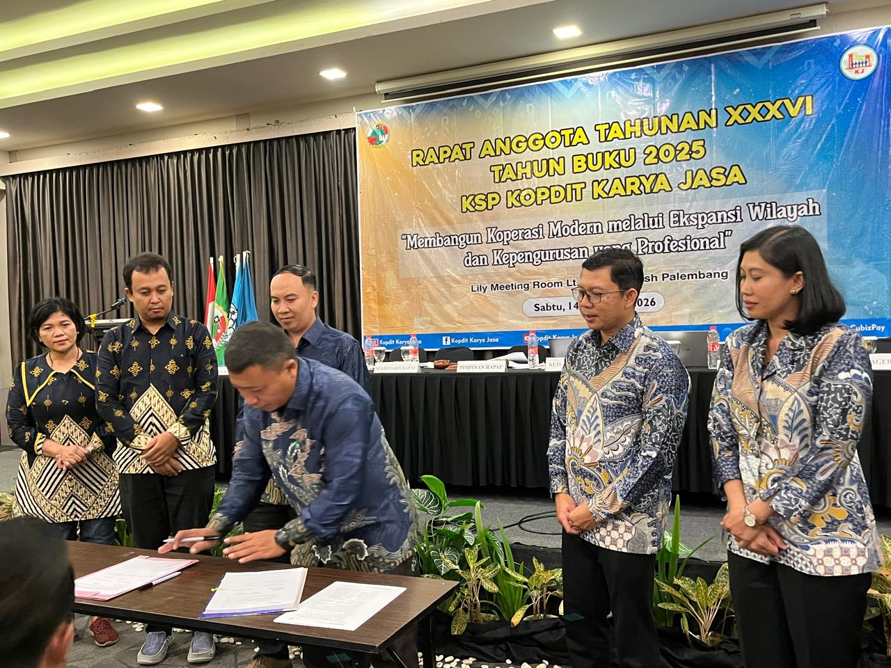 RAT Ke-36 KSP Kopdit Karya Jasa: Perkuat Tata Kelola Profesional dan Ekspansi Layanan di Sumatera Selatan