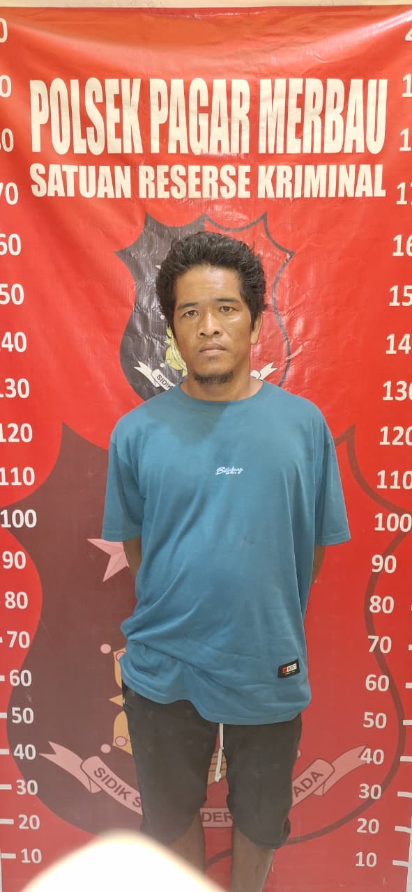 Mencuri Di Cafe, Terekam CCTV Lambok Diciduk Unit Reskrim Pagar Merbau