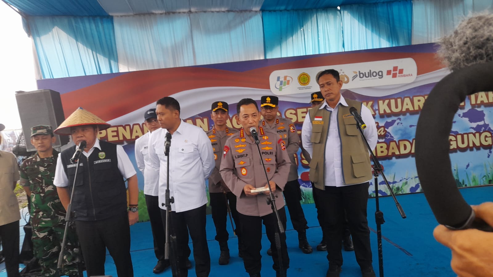 Kapolres Ogan Ilir Kapolri dan Gubernur Sumsel Tanam Jagung Serentak di Ogan Ilir, Dukung Swasembada Pangan Nasional
