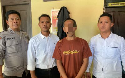 Sat Res PPA Polres Ogan Ilir Tangkap Pelaku KDRT di Tanjung Raja