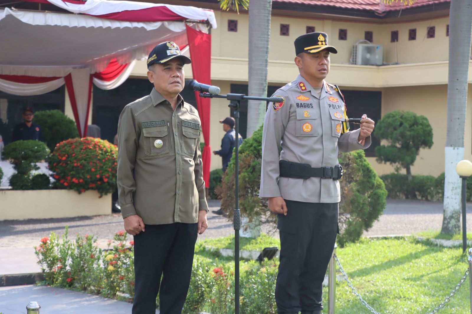 Polres Ogan Ilir Gelar Apel Pasukan Operasi Ketupat 2026 untuk Pengamanan Idul Fitri 1447 H