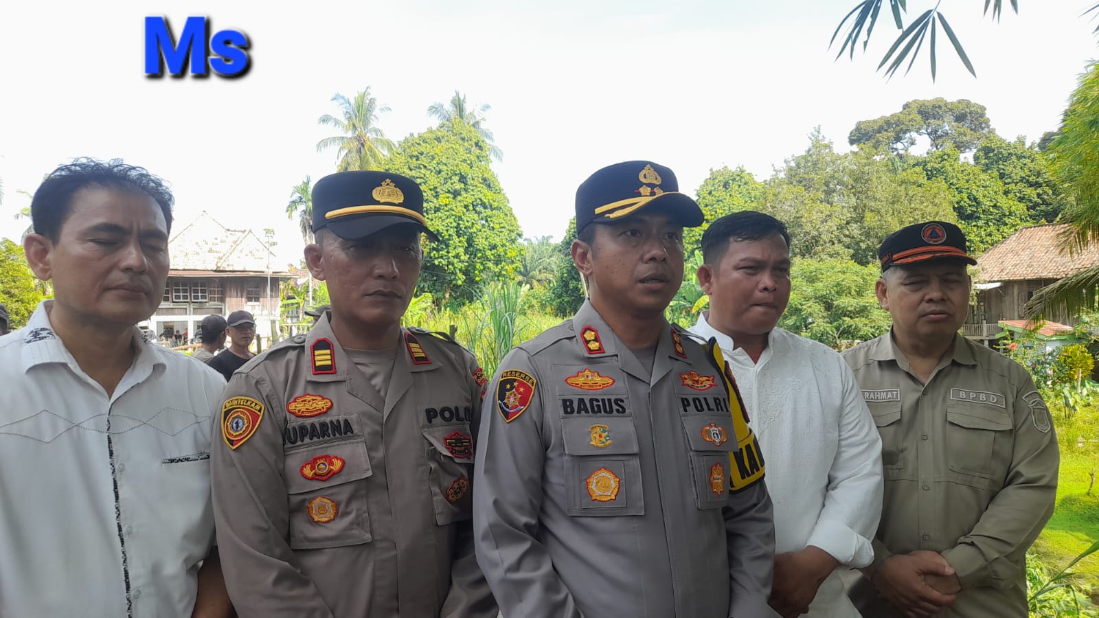 Cegah Kecelakaan,kapolres Ogan Ilir Sarankan Jembatan Ambles di Muara Kumbang OI Ditutup Saat Larut Malam
