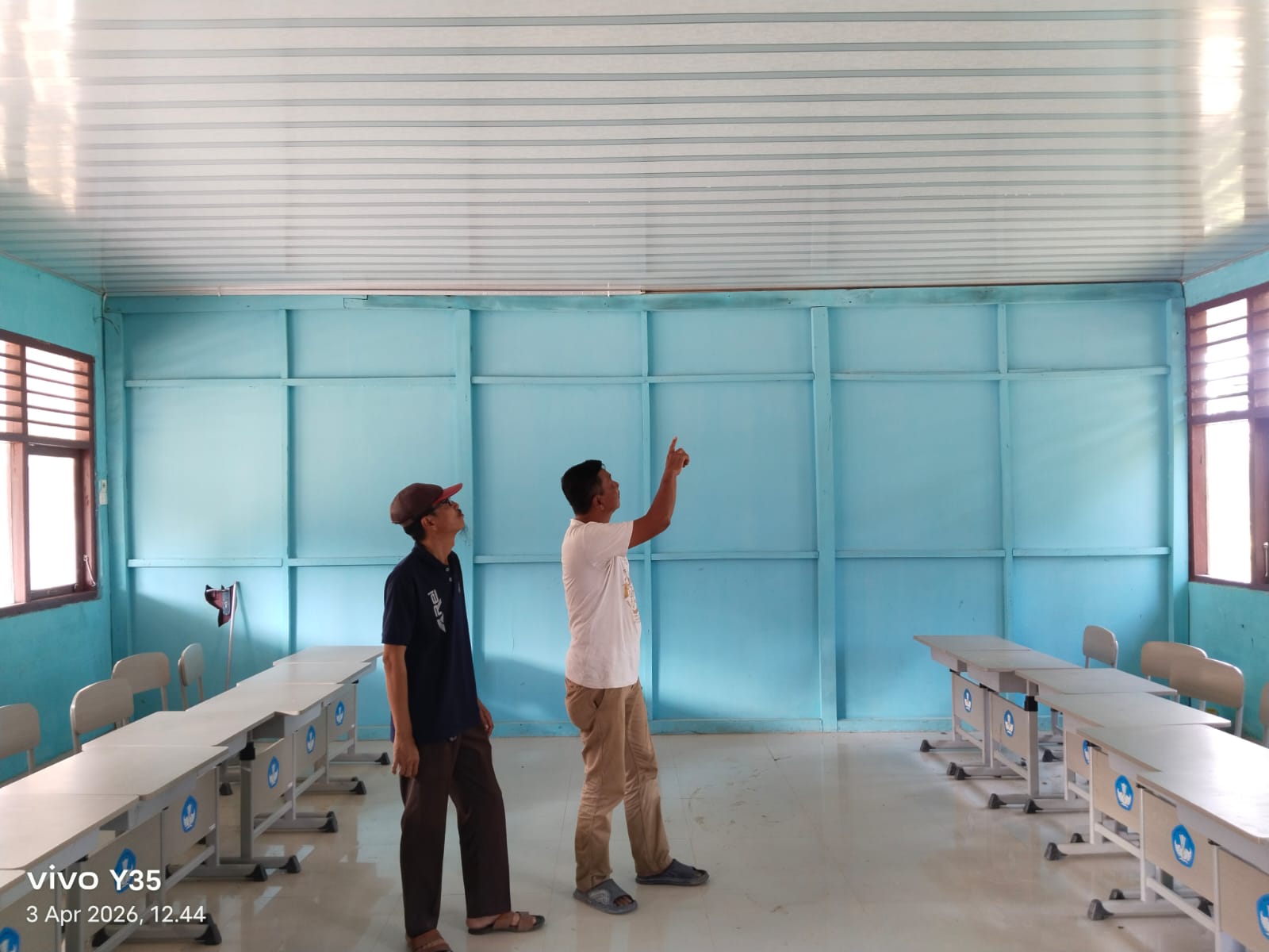 Renovasi SD Negeri 07 Sungai Rotan Rampung, Sempat Terjadi Insiden Plafon Ambruk