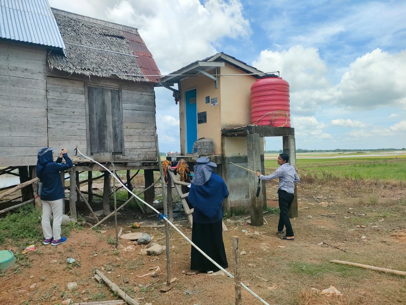 Tim Investigasi Inspektorat Ogan Ilir Turun ke Desa Sungai Rotan Kecamatan Rantau Panjang