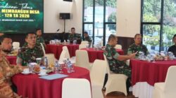 Percepat Pembangunan Desa, Kodim 0203/Langkat Ikuti Rakornis TMMD ke - 128 TA 2026 secara Virtual