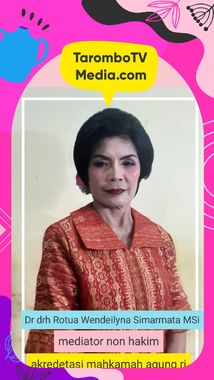 Dr drh R Wendeilyna S MSi CMed : MENANTI TANGGAPAN KETUM DPP ATAS TAK IKUTNYA RAJA SITEMPANG DI KEPENGURUSAN PARNA INDONESIA