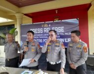Polres Ogan Ilir Gelar Press Release Kasus Tabrak Lari di Jalan Tol,Soper Truk Diproses Hukum