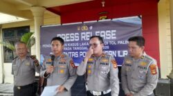 Polres Ogan Ilir Gelar Press Release Kasus Tabrak Lari di Jalan Tol,Soper Truk Diproses Hukum