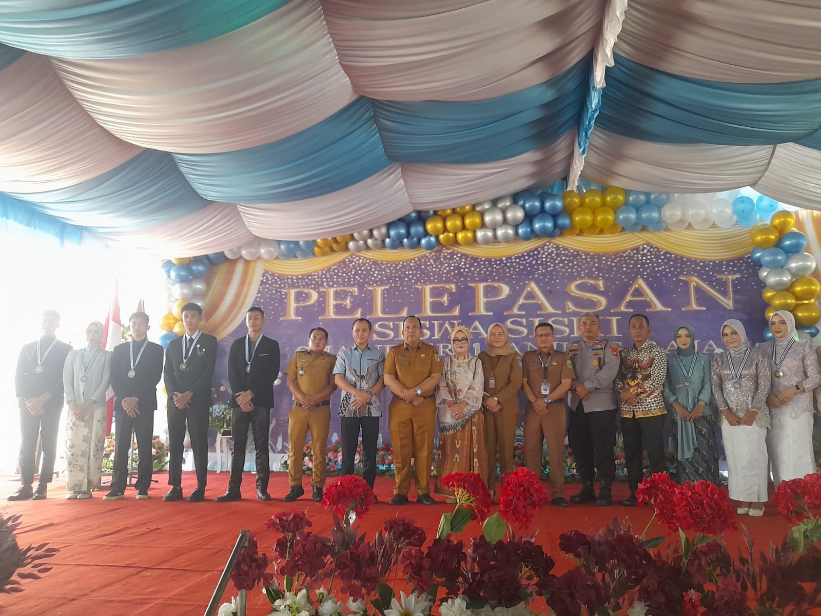Pelepasan Siswa-Siswi Kelas Xll SMAN 1 Tanjung Raja Kabupaten Ogan Ilir,