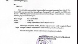 PILIH PASANG TERALIS JENDELA RUMAH ANAKNYA, SUDUNG SITANGGANG TAK HADIRI RAPAT DENGAR PENDAPAT DI KOMISI 1 DPRD SAMOSIR