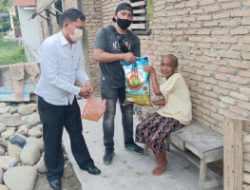 Sat Reskrim Polresta Deli Serdang Bagikan Bansos Kepada Masyarakat