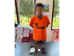 Polres Simalungun Ciduk Bandar Narkoba Lari Keladang Sawit, Sabu 15,23 gram ditemukan