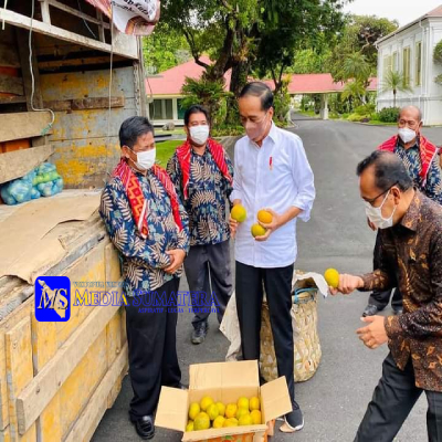Presiden Jokowi Terima Perwakilan Warga Liang Melas Datas di Istana