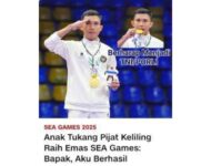 😭🗣️”Bapak, aku berhasil, Pak. Aku dapat emas. Aku bisa,” ucap Jefri Hamonangan Lumbanbatu berulang kali, seusai meraih medali emas SEA Games 2025.