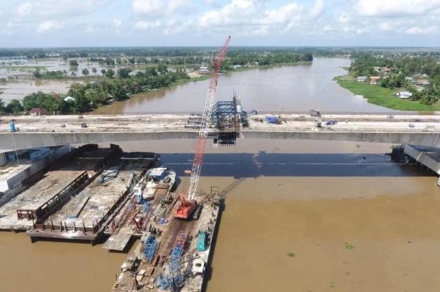 Dukung Konektivitas Sumatera Selatan, Kementerian PUPR Kebut Penyelesaian Tol Kayu Agung - Palembang – Betung