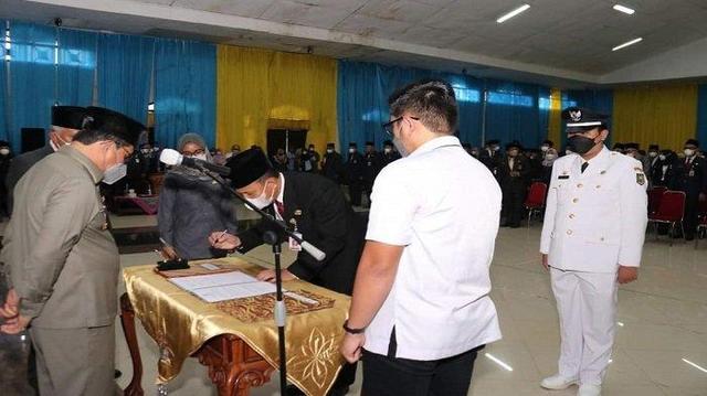 Dilantik Wako Nanan, Johan Sitepu Resmi Jabat Kadiskominfo Lubuklinggau