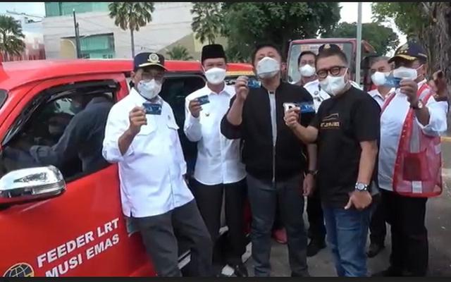 Menhub Jadikan Palembang Percontohan Gerakan Kembali ke Angkutan Umum