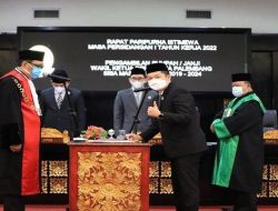 Adzanu Resmi Dilantik Jadi Pimpinan DPRD Palembang Dari Fraksi Gerindra