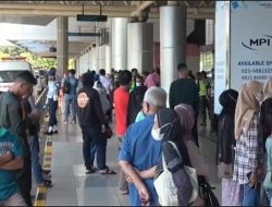 H-2 Lebaran, Penumpang di Bandara SMB II Palembang Tembus 9.683 Orang