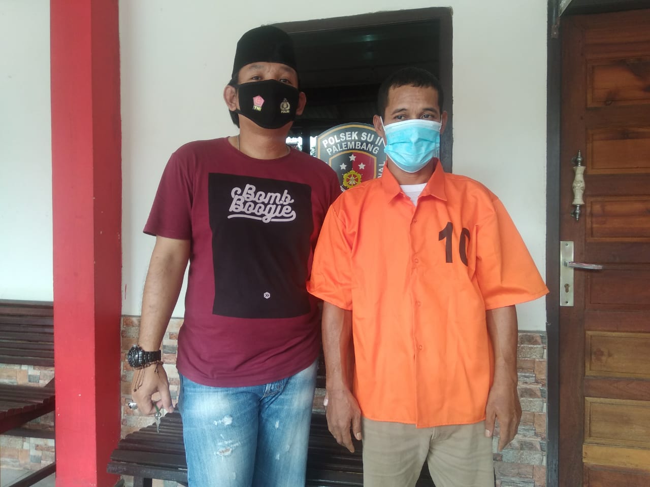 Sat Reskrim Polsek SU II Palembang Berhasil Mengulung Komplotan Pelaku pencurian di Asrama AKBID Hepizal Palembang.
