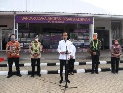 Presiden Harap Kehadiran Bandara Jenderal Besar Soedirman Tumbuhkan Ekonomi Daerah Sekitar