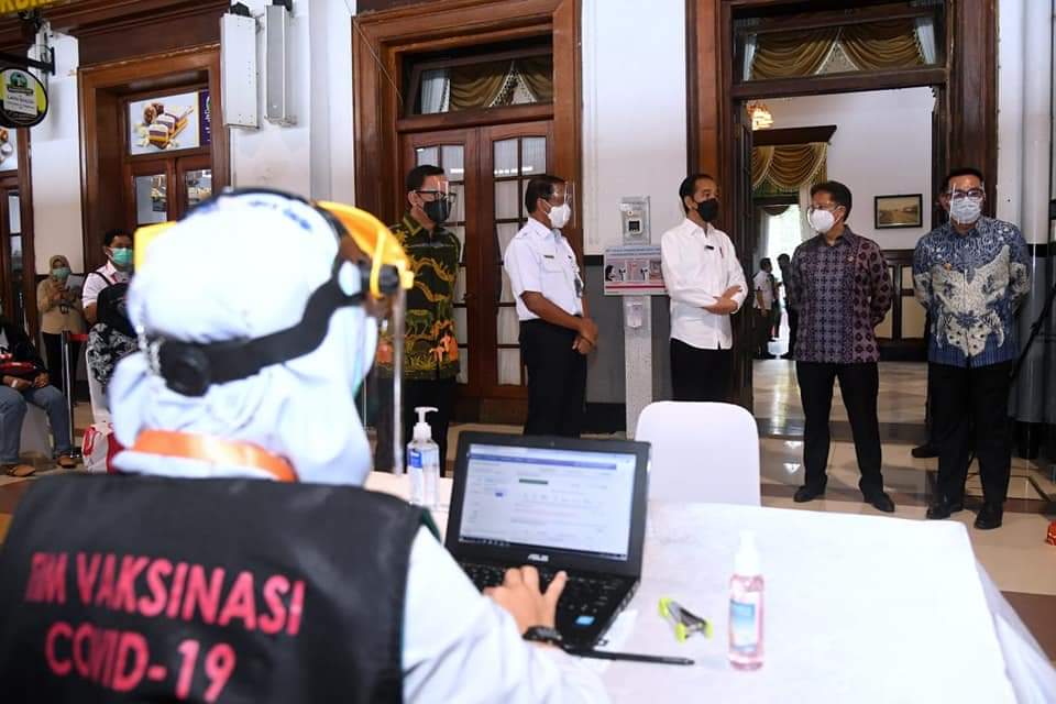 Presiden RI : Percepat Vaksinasi di Tempat dengan Mobilitas dan Interaksi Tinggi